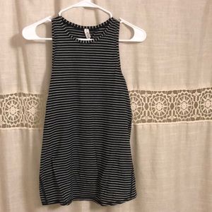 Striped cotton lululemon tank